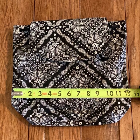 Pink Victoria’s Secret black and white paisley mini backpack. ❗️New with tags ❗️ - Picture 9 of 9